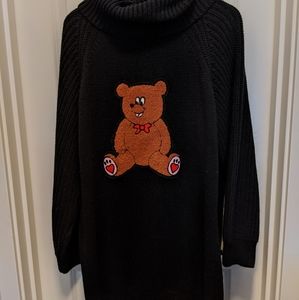 Lazy Oaf Teddy Knit Dress Size S